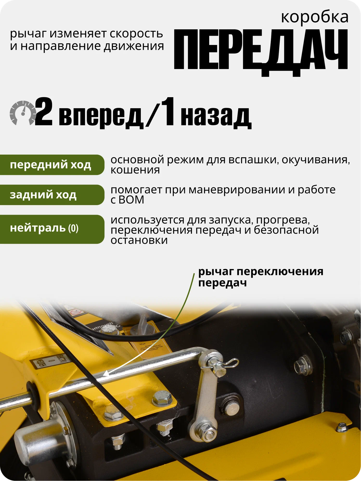 Мотоблок - сельскохозяйственная машина HUTER MK-11000P