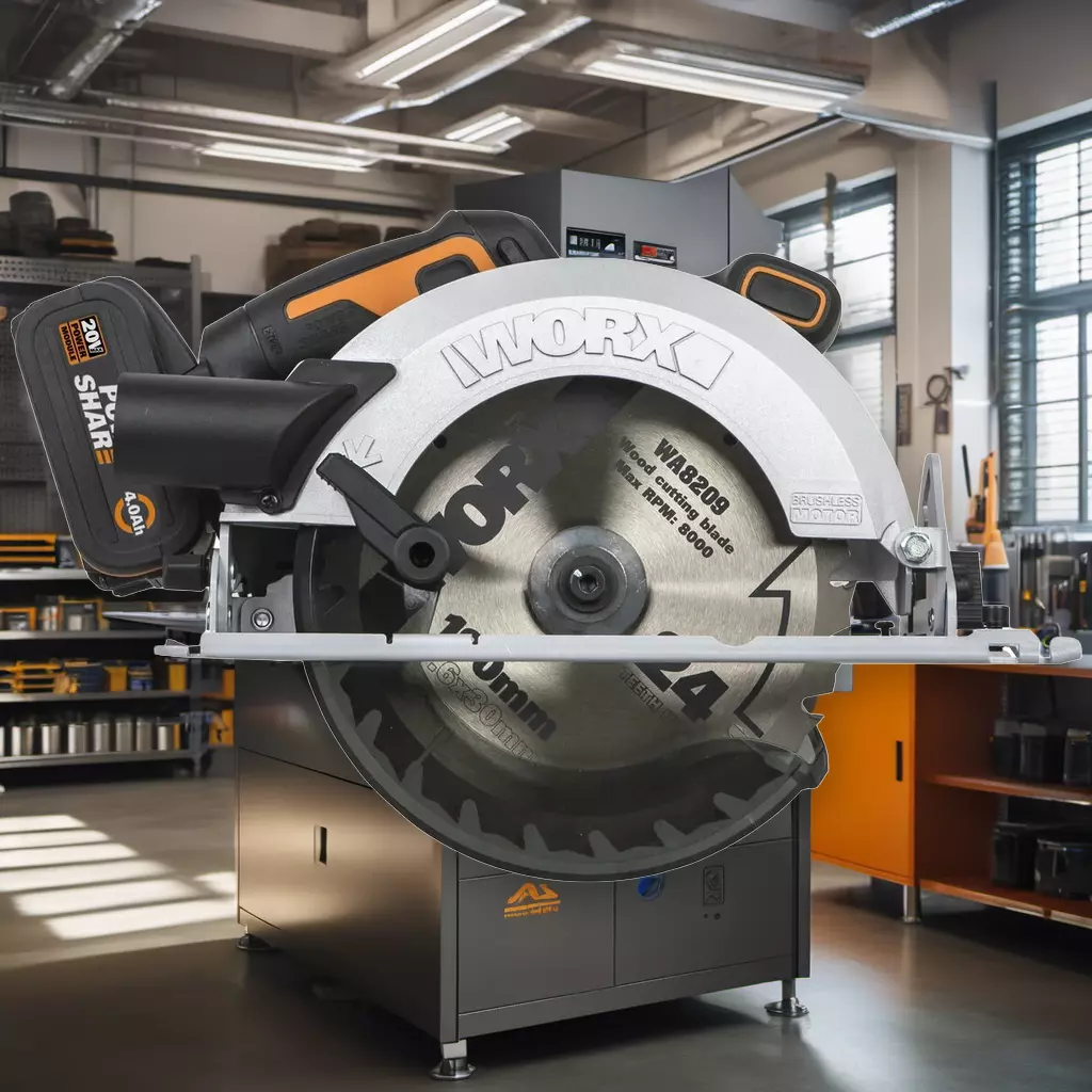 Циркулярная пила аккумуляторная бесщеточная WORX WX520